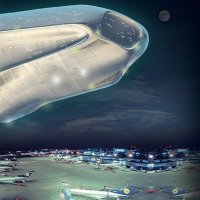 英国一机场上空曾现巨型UFO 有20个足球场大