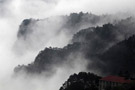 唯美意境风景图片 雨后的庐山风景犹如水墨山水画图