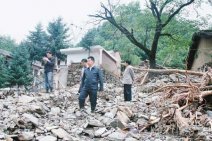 陕西周至山区遭暴雨袭击 受灾严重