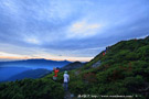 高山风景图片 台湾高山的天空和秋天的山脉风景非常