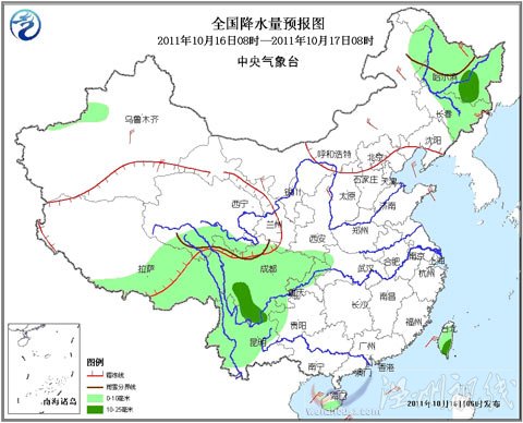 冷空气影响内蒙东北地区 全国大部气温回升