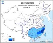 中央气象消息 江南东南部最大降温达12℃