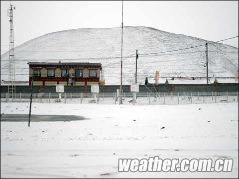 青海甘德降雪