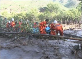 甘肃古浪县发生山洪灾害 2人死亡损失1980多万