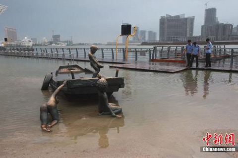 天津暴雨积水严重