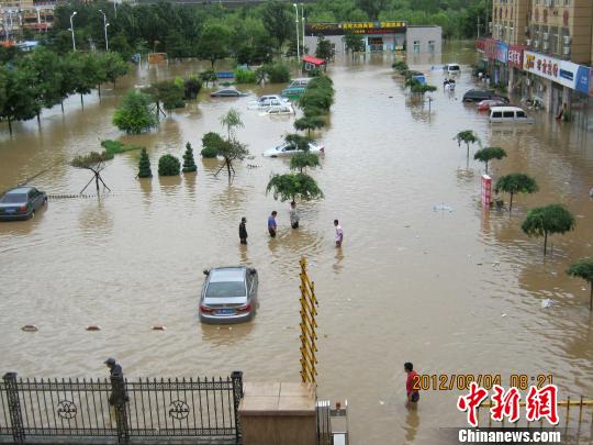 山海关大暴雨