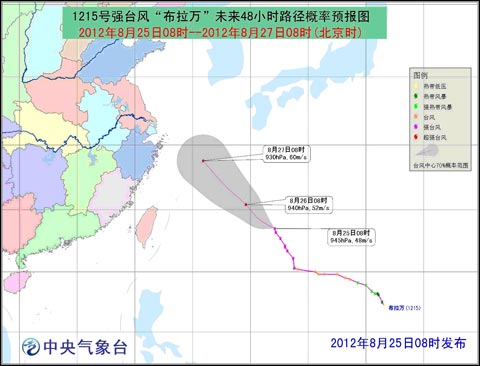 台风布拉万路径