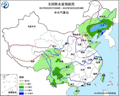 新一股冷空气来袭 华北东北等地降温降雨