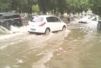 2日湖北出现降雨降温还伴有雷雨 部分地段出现内涝