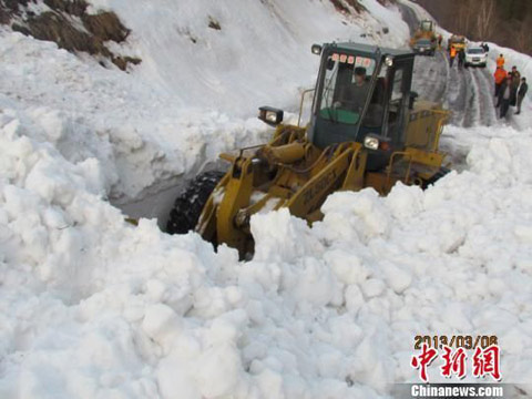 新疆伊犁雪崩