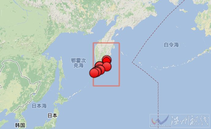 俄罗斯堪察加半岛2013年5月20日地震