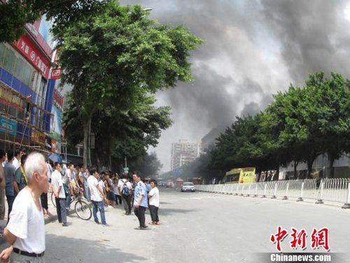 广州白云区爆炸