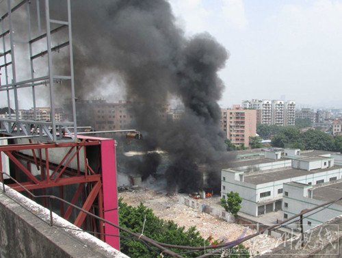 鹅掌坦路爆炸现场