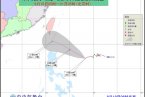 19号超强台风天兔路径 天兔不断靠近台湾南部沿海地