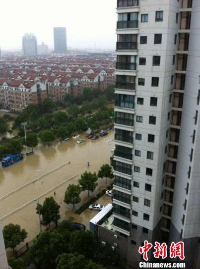 浙江暴雨被淹