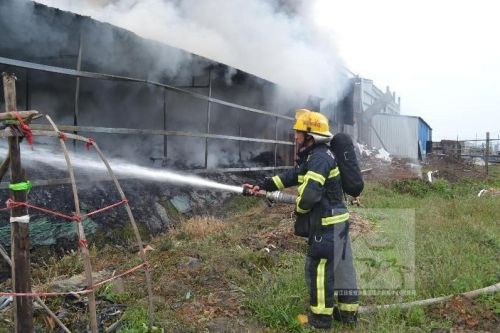 瑞安鞋厂火灾 瑞安市飞云街道上河工业区鞋厂火灾