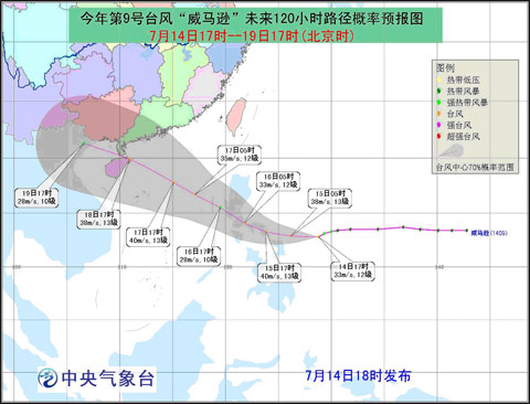 威马逊台风路径