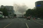 公交车着火了 7月5日晚杭州7路公交车起火