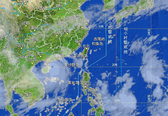 双台风威马逊麦德姆卫星云图