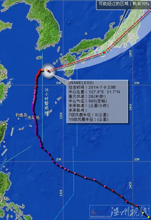 浣熊台风路径