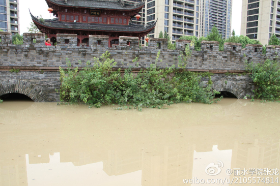 丽水遭遇50年一遇的洪水