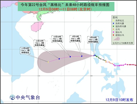 台风黑格比路径