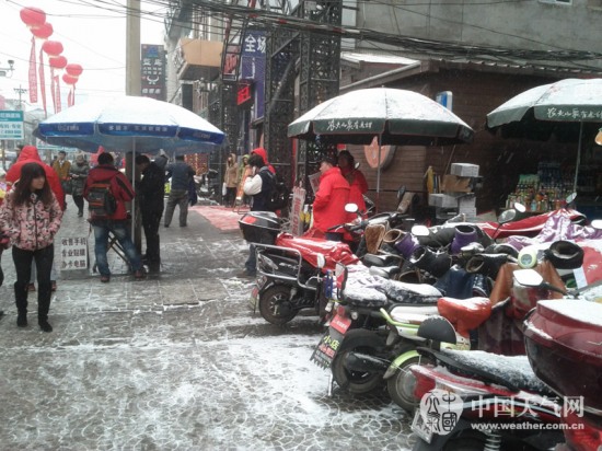 太原2015年第一场雪