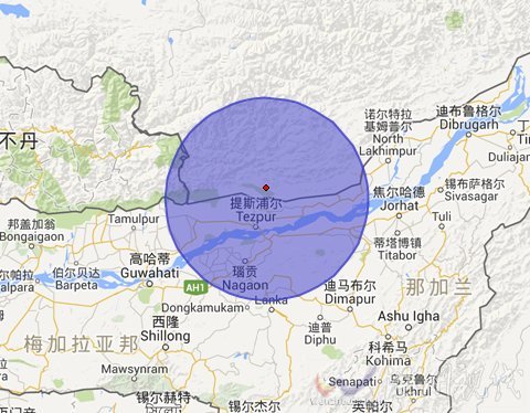 2015年4月17日西藏山南地区错那县4.1级地震