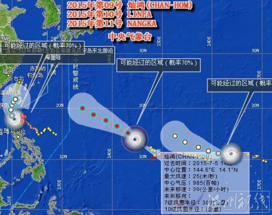 台风灿鸿路径