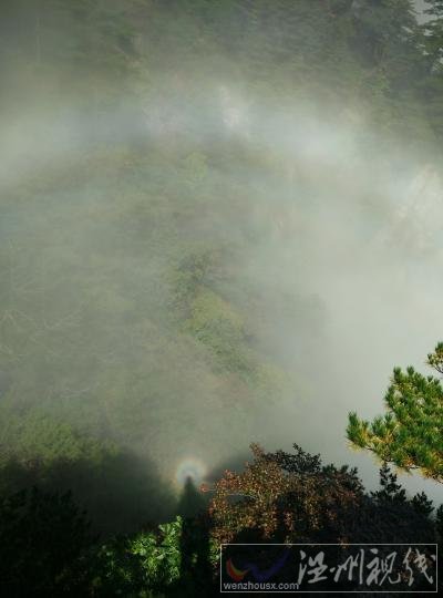 黄山风景区双佛光图片