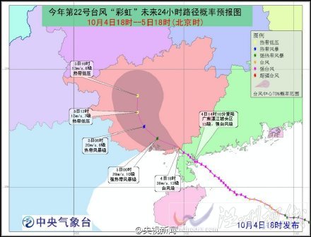 台风彩虹重创湛江