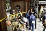 日本靖国神社爆炸 11月23日靖国神社一厕所内发生爆