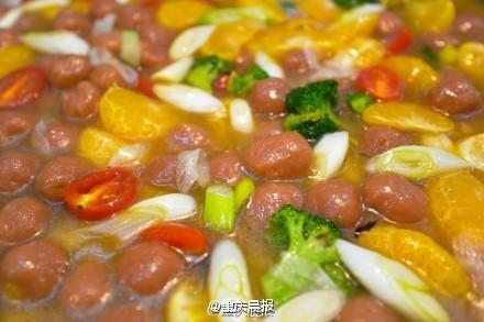 西南大学橙子炒肉丸