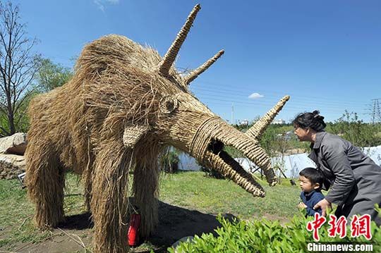 沈阳丑萌稻草人