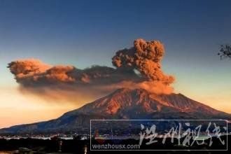 樱岛火山喷发