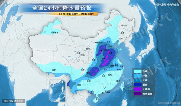 北方多地迎今年来最强降雨 4省大暴雨