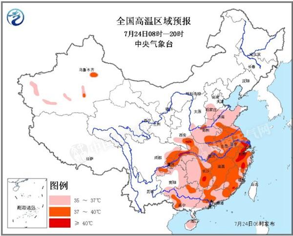 南方高温天气持续到8月 局部高温超40℃