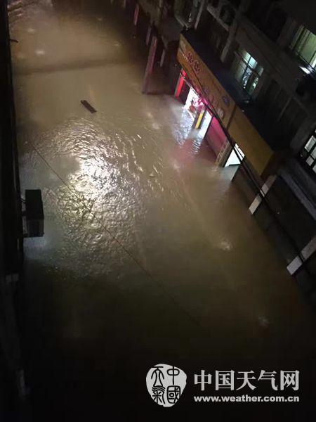 台风鲇鱼影响平阳水头暴雨内涝变水城