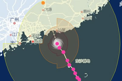 汕尾台风海马最新消息 22号台风海马路径逼近广东汕