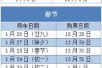 2017春运开始时间1月13日