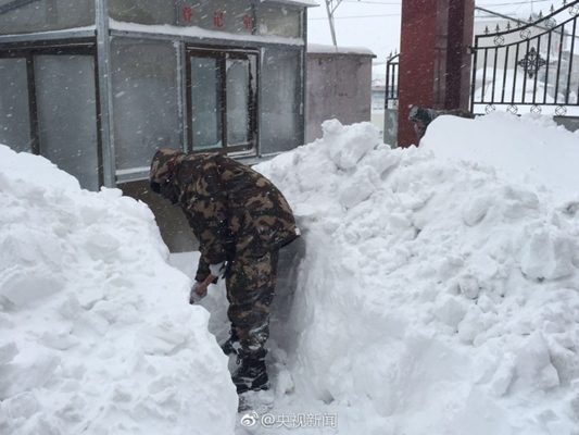 甘肃等【4省区】遭暴雪 中东部开启降温模式