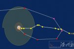 第5号台风奥鹿路径奇怪 25日将加强为强台风