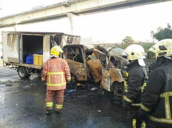 台高速火烧车事故