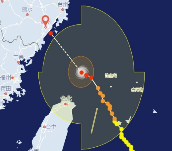 台风黑格比路径