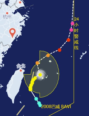 台风巴威最新路径