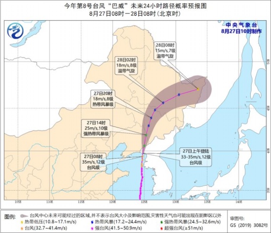 台风巴威登陆朝鲜