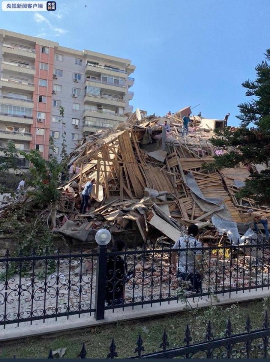 爱琴海地震已致土耳其20人遇难