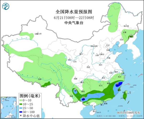 南方强降雨带将逐渐南落 京津冀将现大范围高温