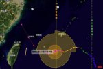 台风烟花最新消息 温州台风烟花路径图 风力 登陆
