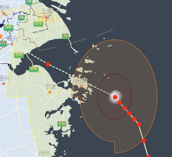 台风烟花路径图